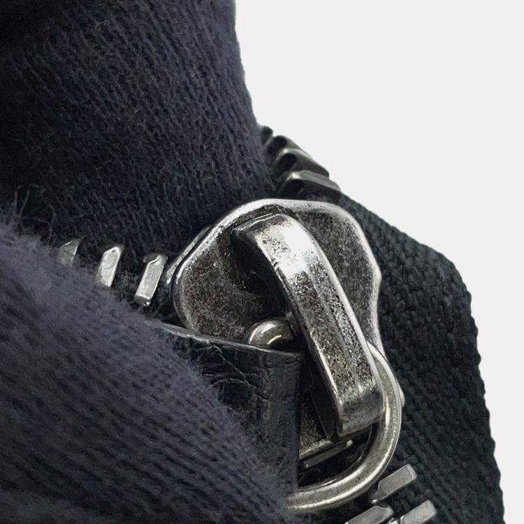 Pre Owned Celine Luggage Shopper Handbag Black Leather Size Micro