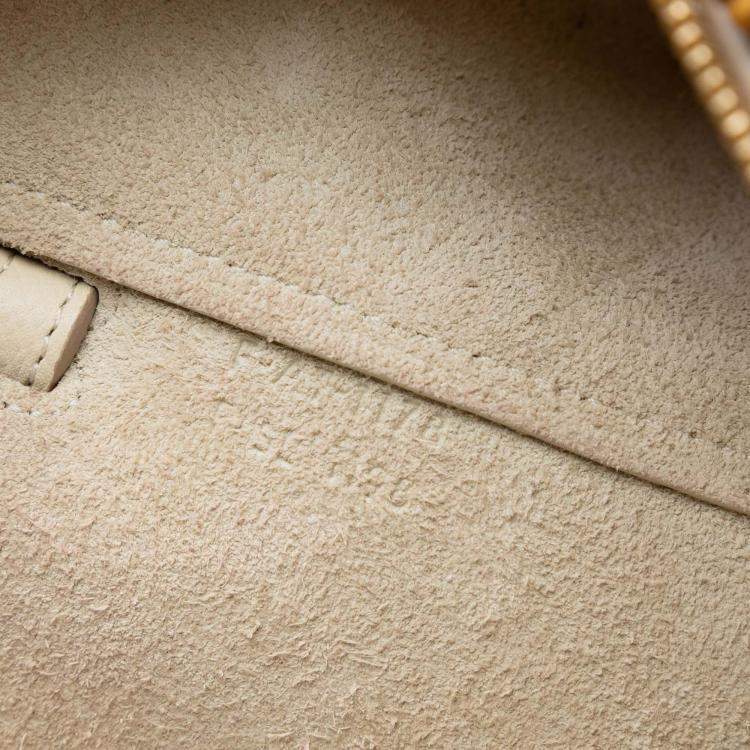 Pre Owned Celine Beige Nano Grained Calfskin Belt Bag