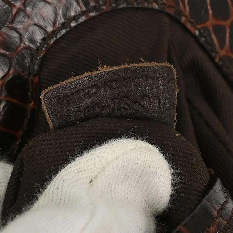 Pre Owned Celine Brown Macadam Handbag