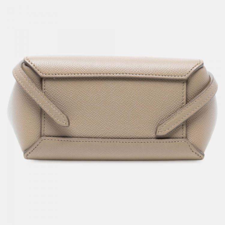 Pre Owned Celine Pico Grained Calfskin Belt Bag