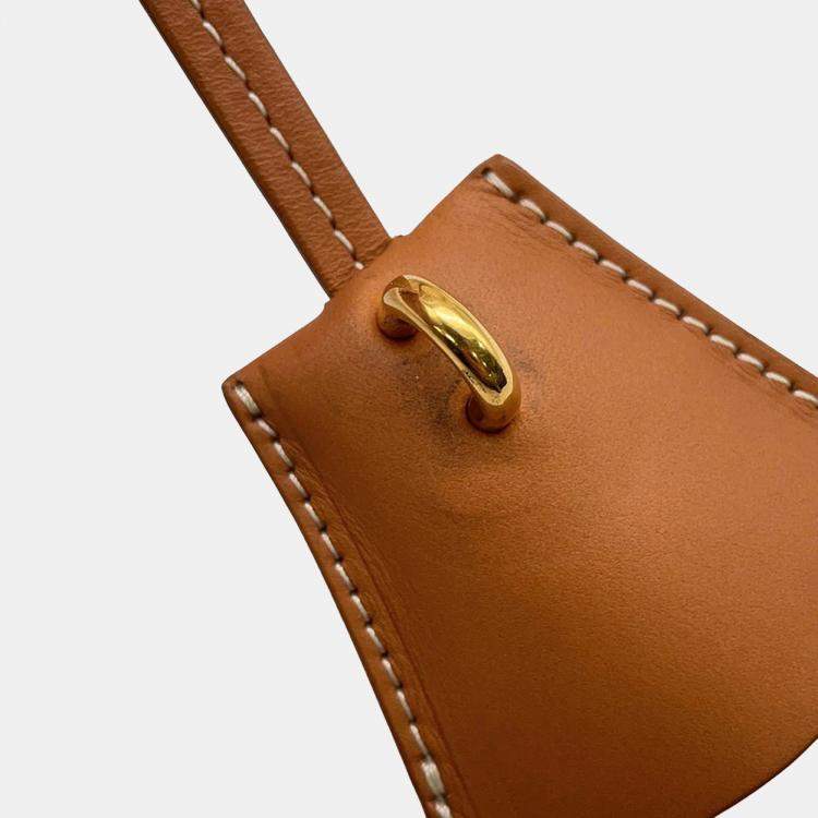 Pre Owned Celine Horizontal Cabas Natural/Brown Canvas Leather