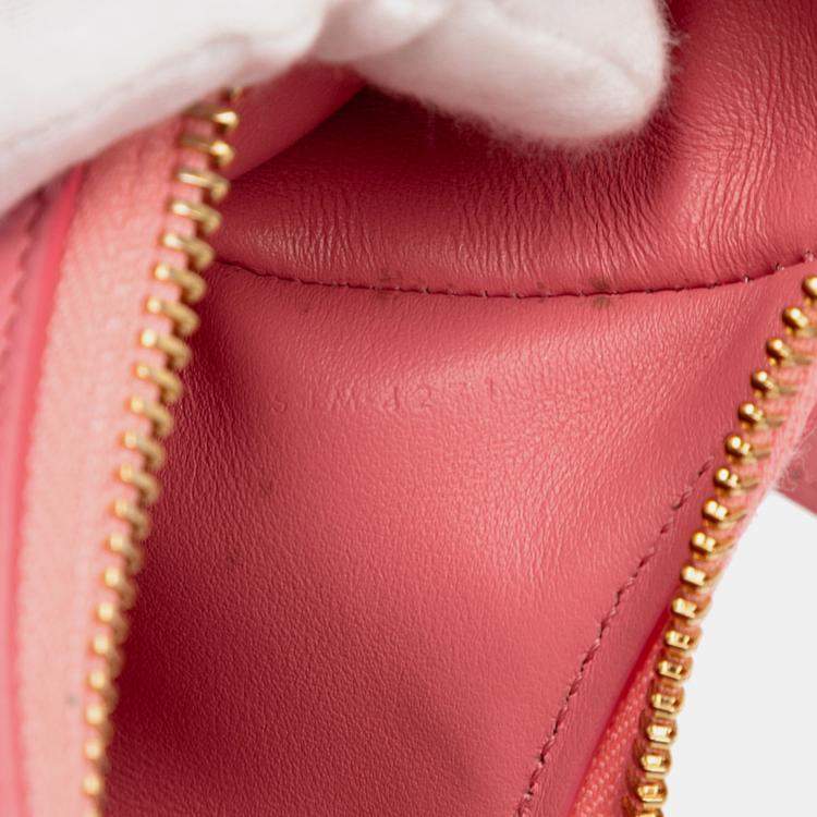 Pre Owned Celine Pink Leather Ava Shoulder Bag