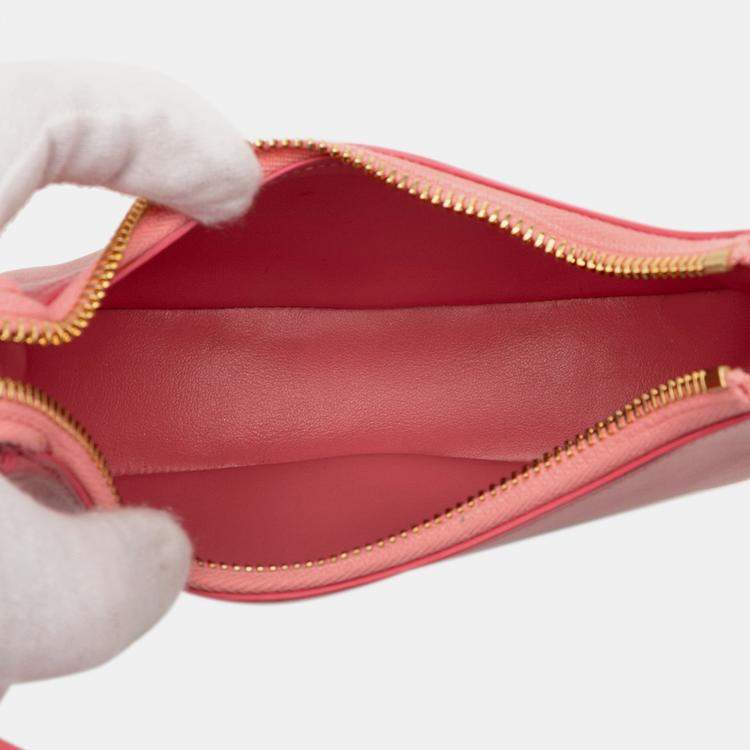 Pre Owned Celine Pink Leather Ava Shoulder Bag