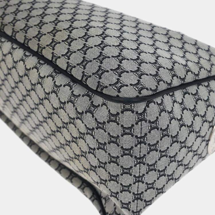 Pre Owned Celine Black Gray Boogie Bag Handbag