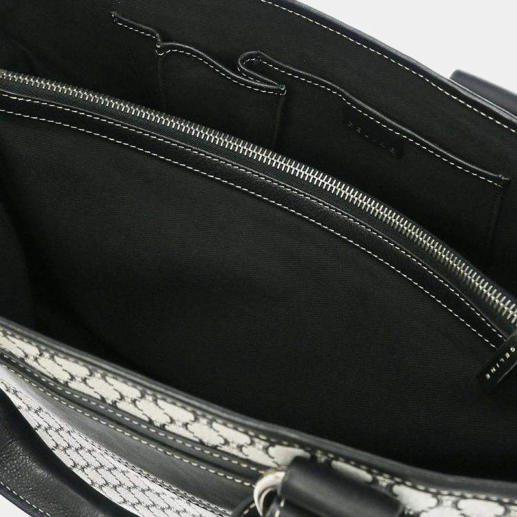 Pre Owned Celine Black Gray Boogie Bag Handbag