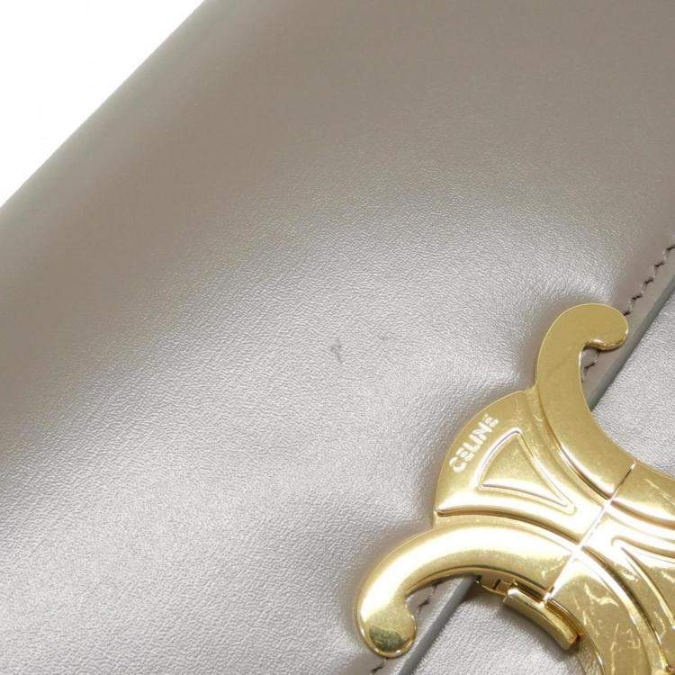 Pre Owned Celine Teen Triomphe Shoulder Bag