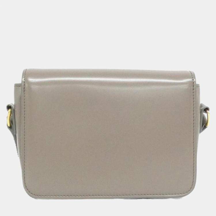 Pre Owned Celine Teen Triomphe Shoulder Bag