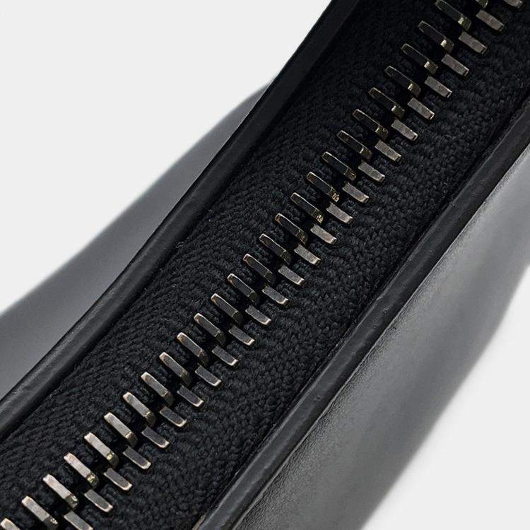 Pre Owned Celine Ava Chain One Shoulder Bag Black Leather