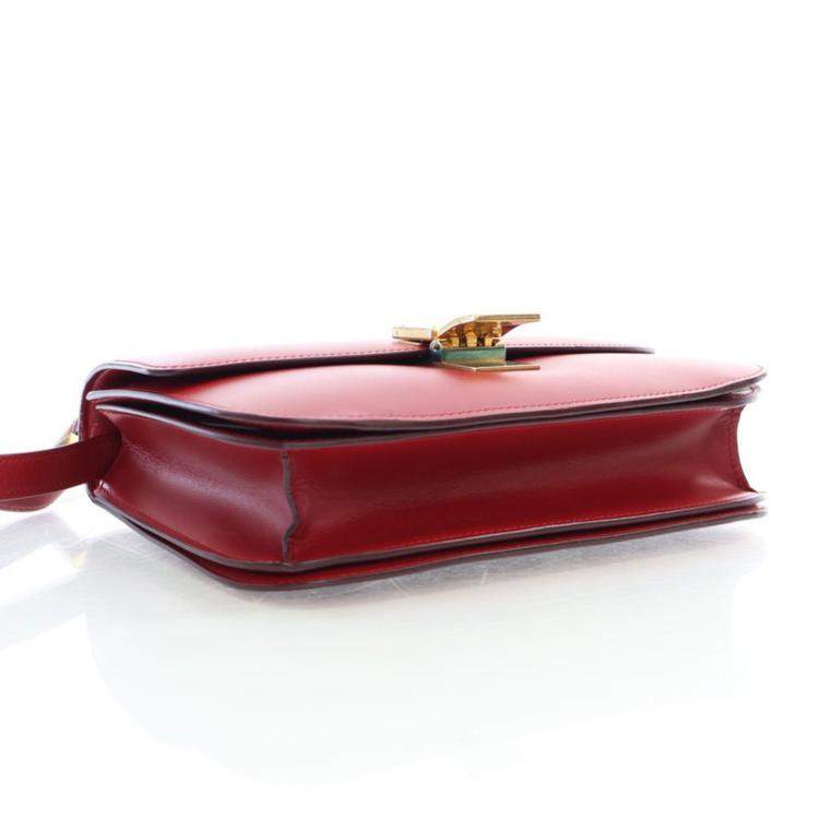 Pre Owned Celine Medium Smooth Calfskin Box Bag