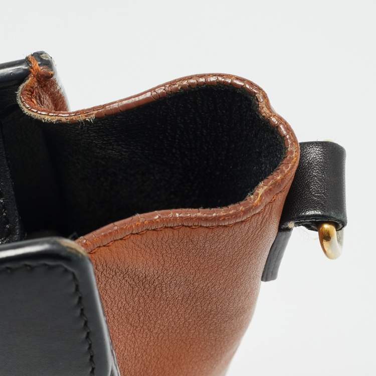 Pre Owned Celine Luggage Nano Tricolor Python and Leather Tote