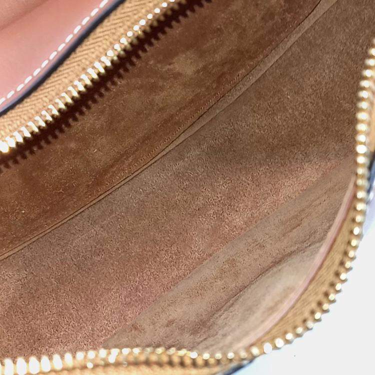 Pre Owned Celine Brown Leather Ava Triumph Bag Medium