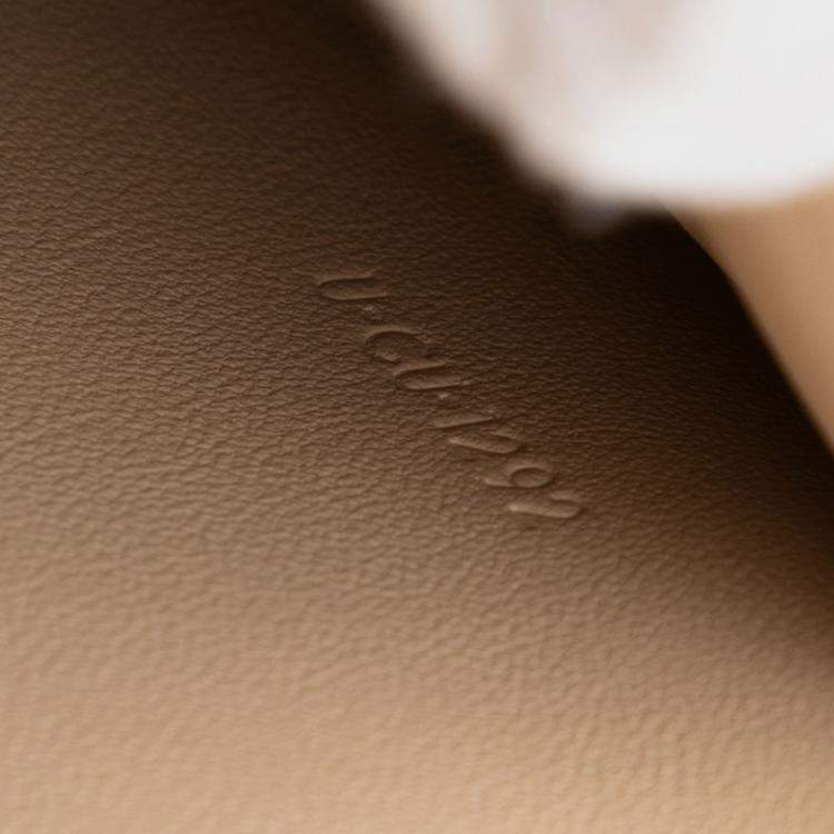 Pre Owned Celine Brown Teen Shiny Calfskin Triomphe Besace Clea Chain Crossbody