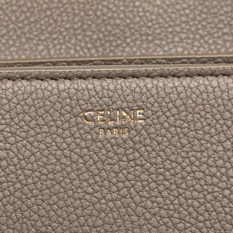 Pre Owned Celine Medium Leather Soft 16 Shoulder Bag
