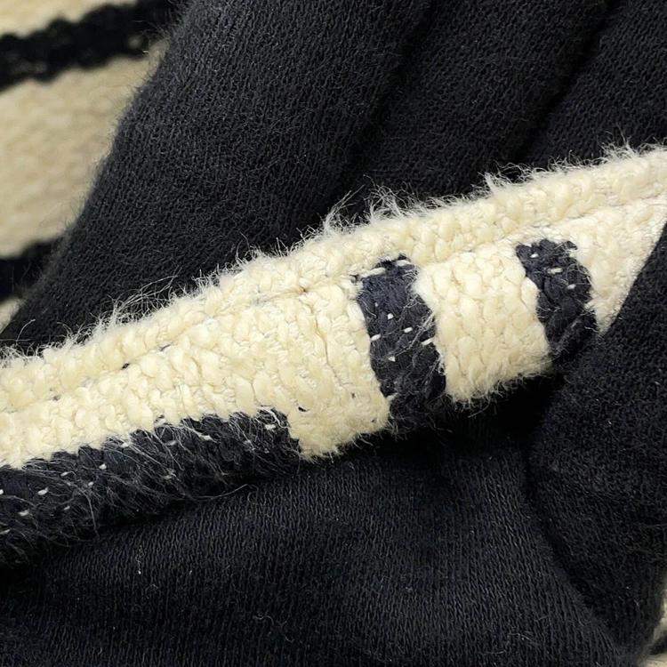 Pre Owned Celine Kabataï­ Tote Bag White/Black Cotton Size Large