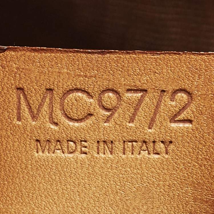 Pre Owned Celine Brown Macadam Print Coated Canvas and Leather Dome Bag