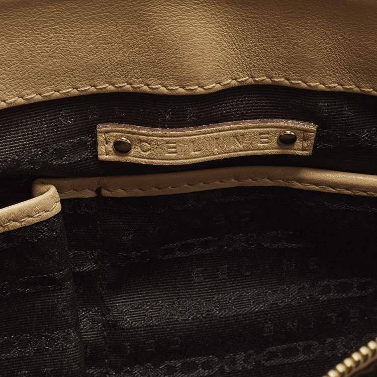 Pre Owned Celine Boogie Tricolor Leather Tote