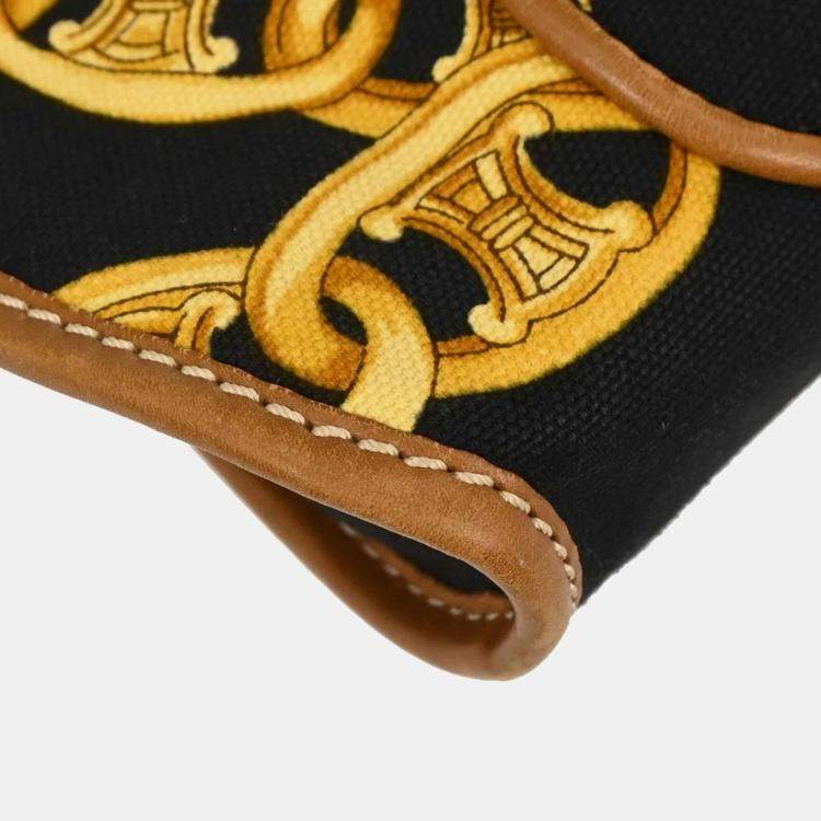 Pre Owned Celine Black Canvas Shoulder Bag