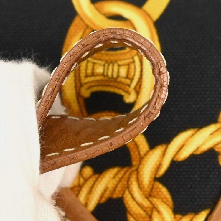 Pre Owned Celine Black Canvas Shoulder Bag