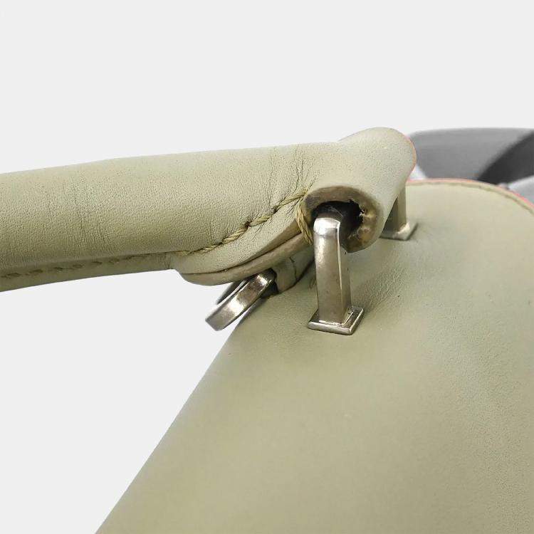 Pre Owned Celine Trapeze Multicolor Calfskin Leather Top Handle Bag