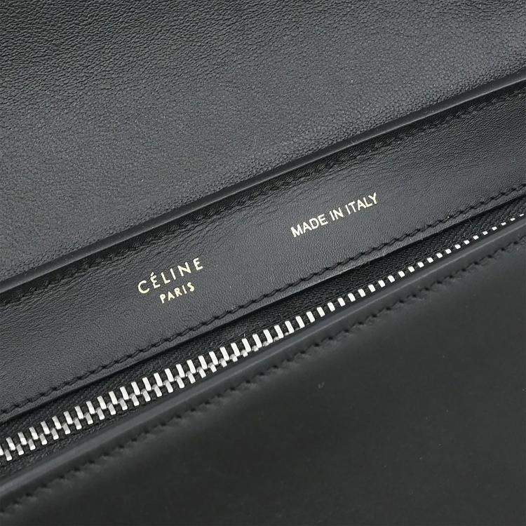 Pre Owned Celine Trapeze Multicolor Calfskin Leather Top Handle Bag