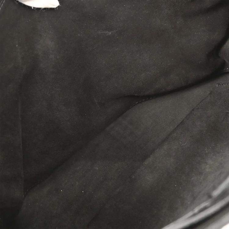 Pre Owned Celine Boogie Black Calfskin Leather Top Handle Bag