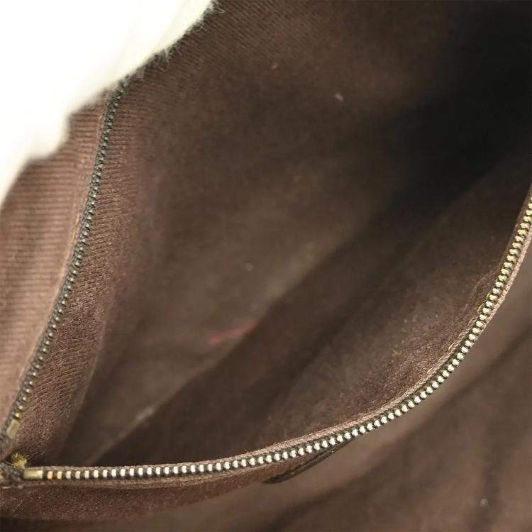 مملوكة مسبقًا Celine Macadam Brown Canvas Shoulder Bag