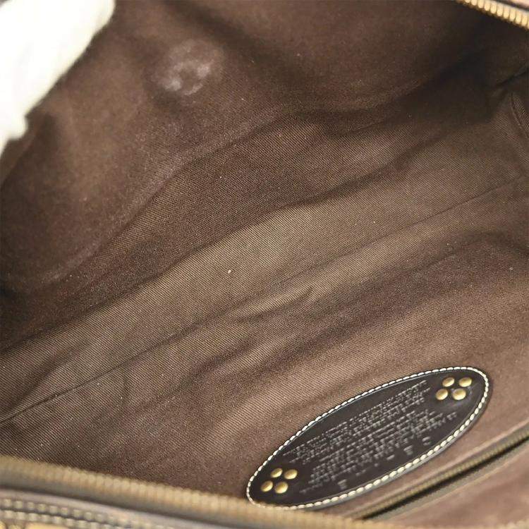 مملوكة مسبقًا Celine Macadam Brown Canvas Shoulder Bag