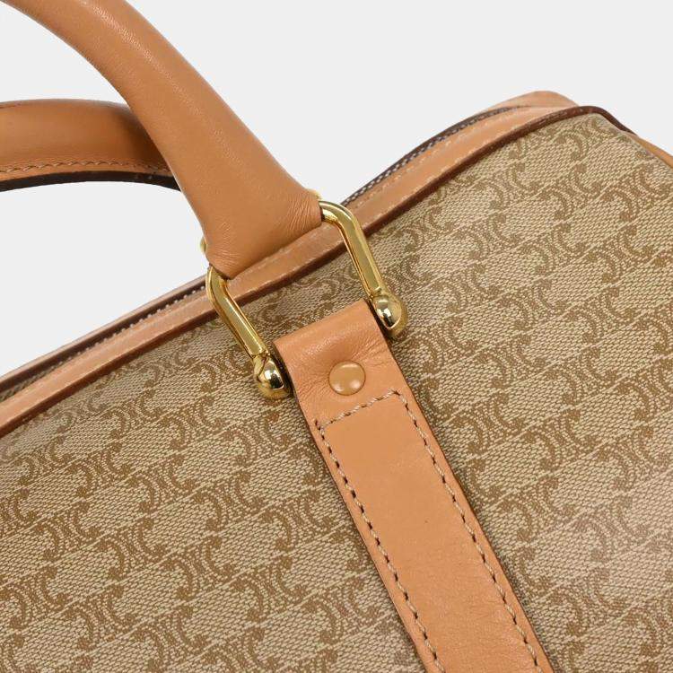 مملوكة مسبقًا Celine Macadam Beige Canvas Duffel Bag