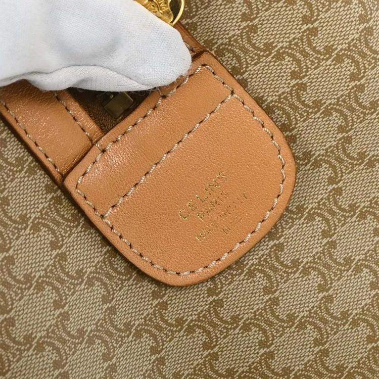 مملوكة مسبقًا Celine Macadam Beige Canvas Duffel Bag