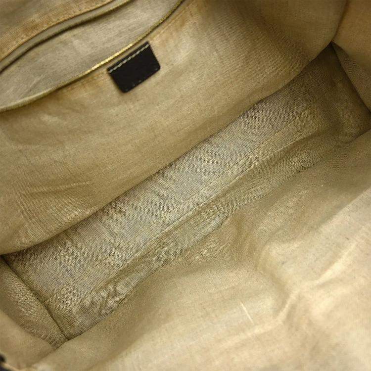 Pre Owned Celine Yellow Canvas Handbag