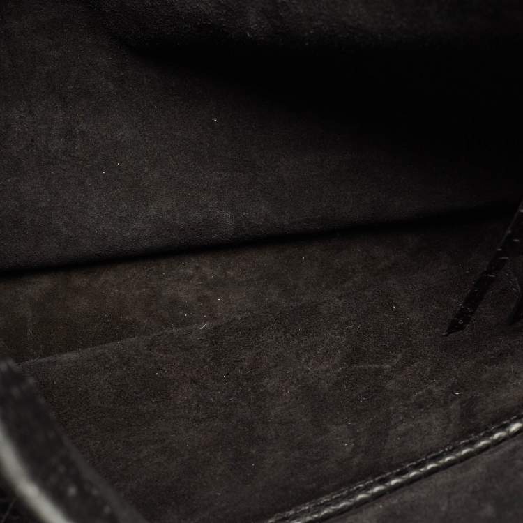 مملوكة مسبقًا حقيبة سيلين سوداء جديدة بايثون كتف