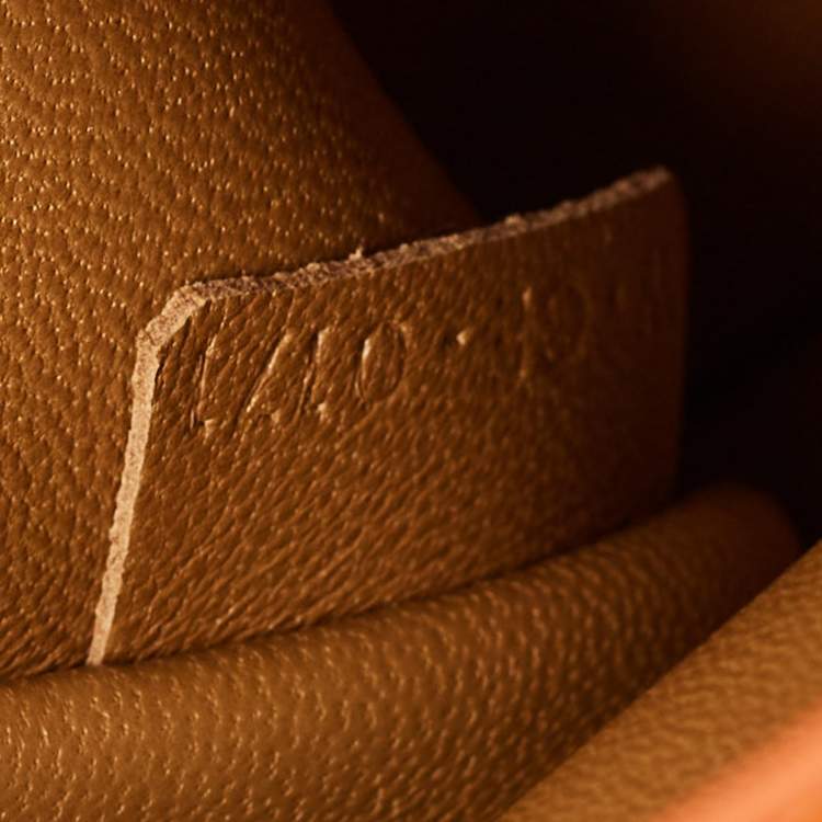 Pre Owned Celine Doctor Orange Leather Frame Bag