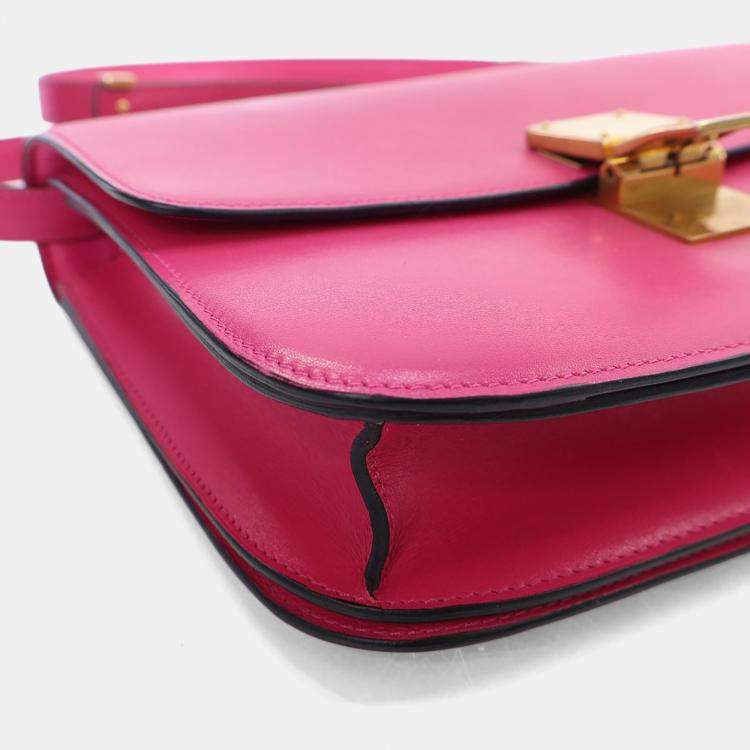 Pre Owned Celine Medium Smooth Calfskin Box Bag