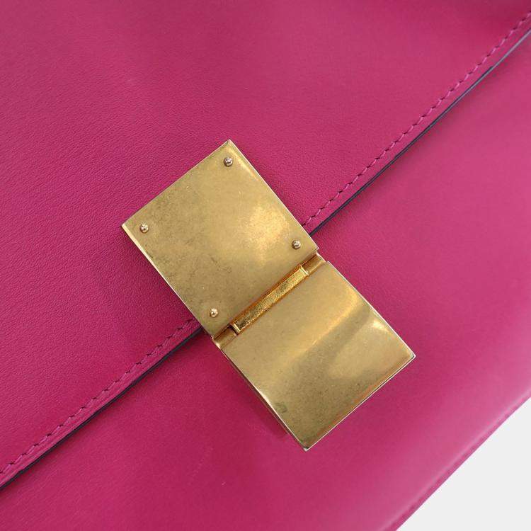 Pre Owned Celine Medium Smooth Calfskin Box Bag