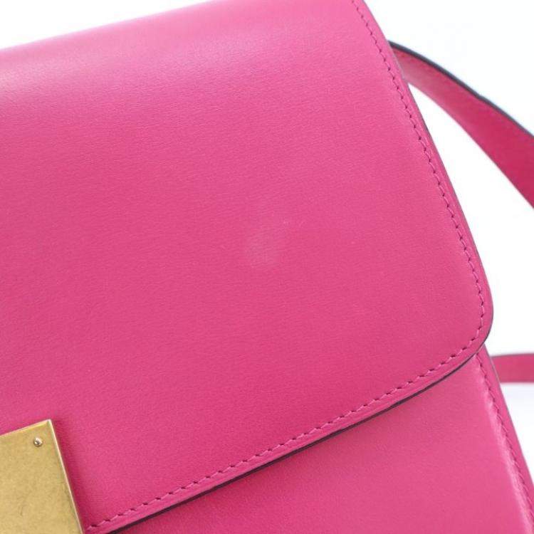 Pre Owned Celine Medium Smooth Calfskin Box Bag