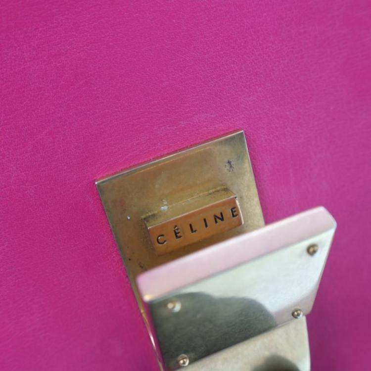 Pre Owned Celine Medium Smooth Calfskin Box Bag