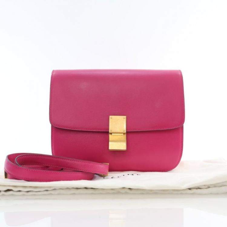 Pre Owned Celine Medium Smooth Calfskin Box Bag