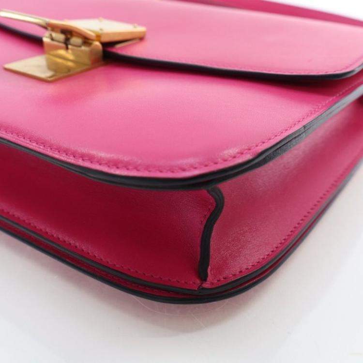 Pre Owned Celine Medium Smooth Calfskin Box Bag