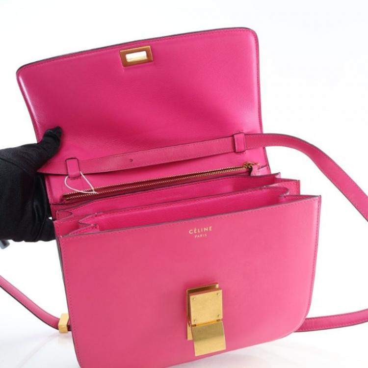 Pre Owned Celine Medium Smooth Calfskin Box Bag