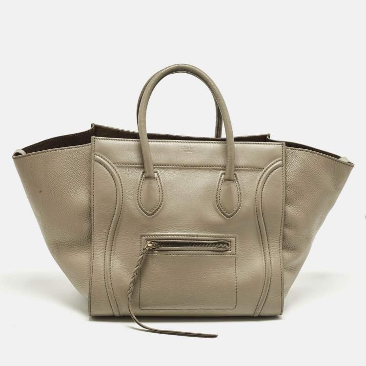 Pre Owned Celine Phantom Luggage Medium Leather Tote