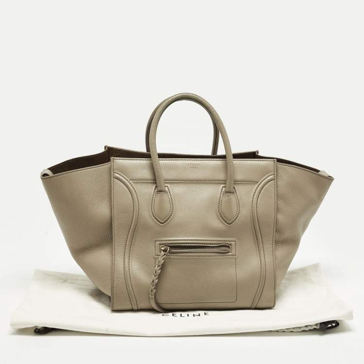 Pre Owned Celine Phantom Luggage Medium Leather Tote