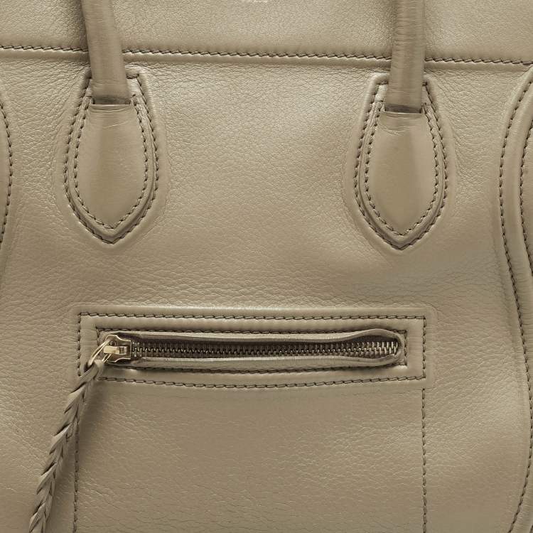 Pre Owned Celine Phantom Luggage Medium Leather Tote
