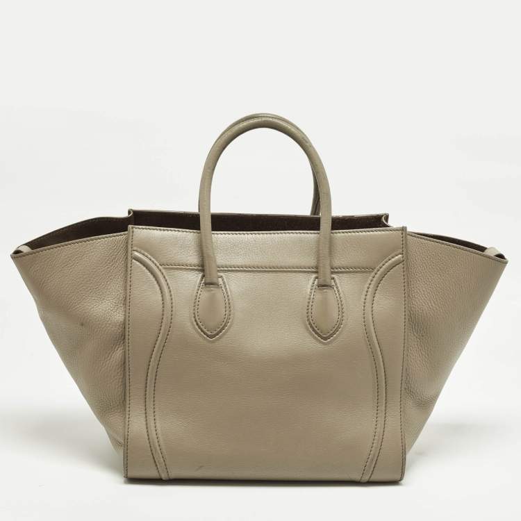 Pre Owned Celine Phantom Luggage Medium Leather Tote