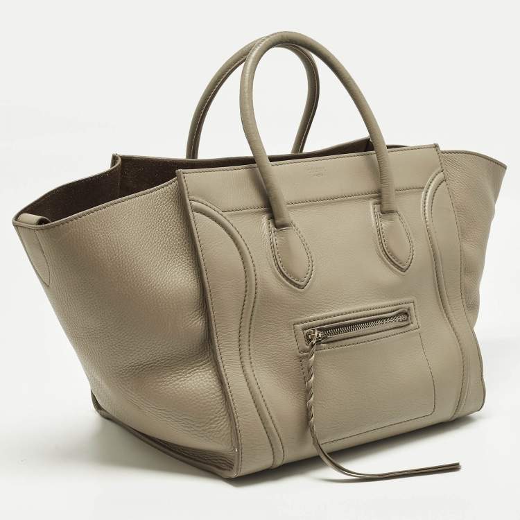 Pre Owned Celine Phantom Luggage Medium Leather Tote