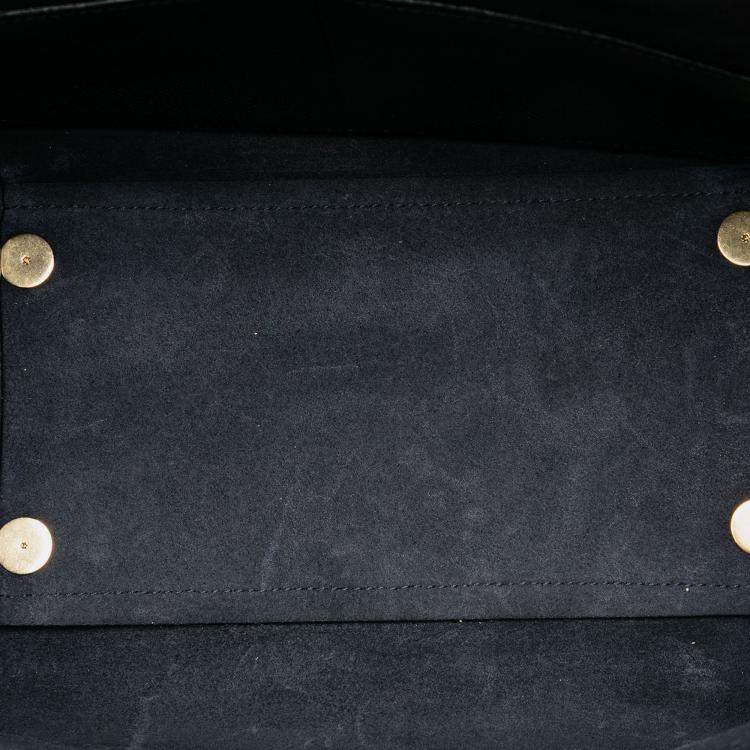 Pre Owned Celine Black Mini Grained Calfskin Belt Bag