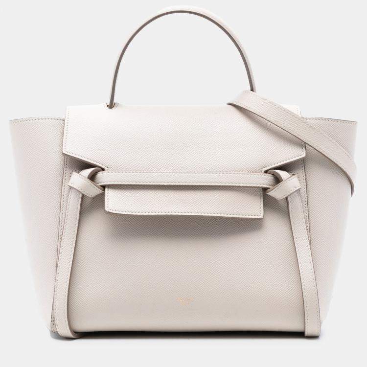 مملوكة مسبقًا Celine Brown Micro Grained Calfskin Belt Bag