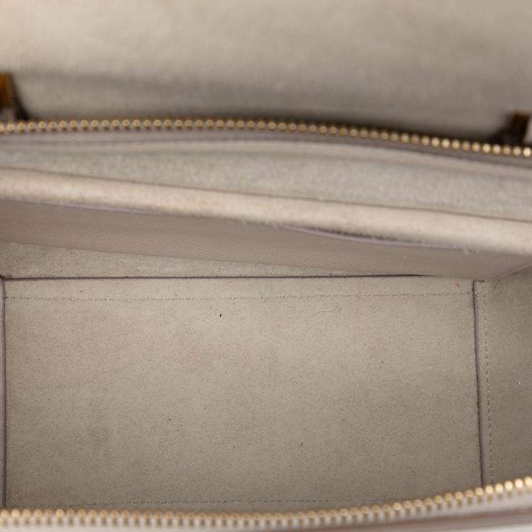 مملوكة مسبقًا Celine Brown Micro Grained Calfskin Belt Bag