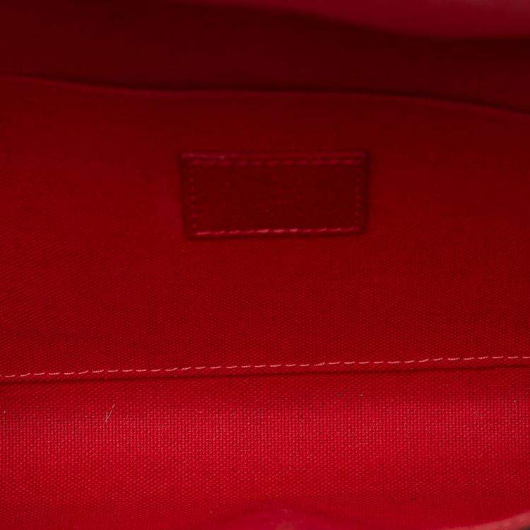 مملوكة مسبقًا Celine Brown Canvas/Leather Triomphe Medium Bucket Bag