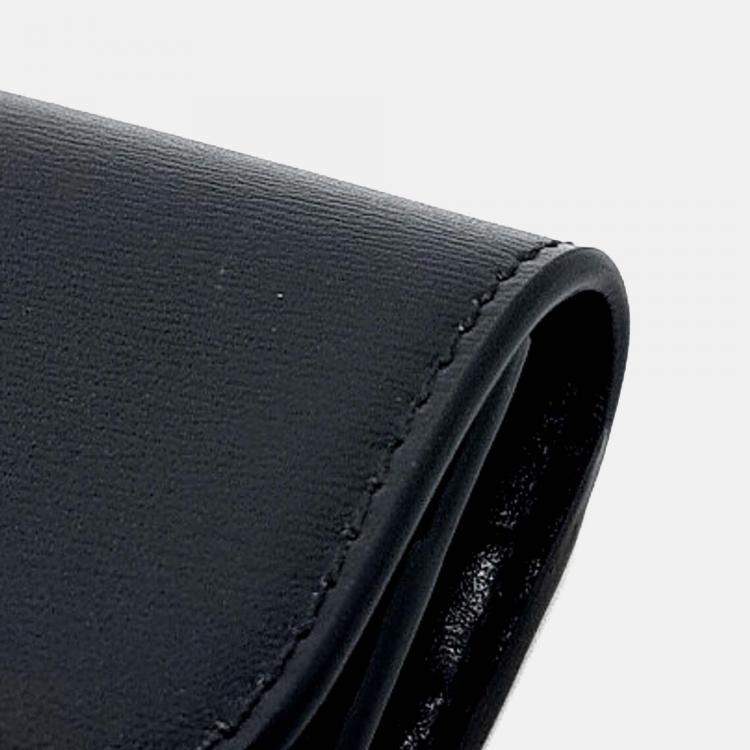 Pre Owned Celine Black Leather Triumph Card Holder