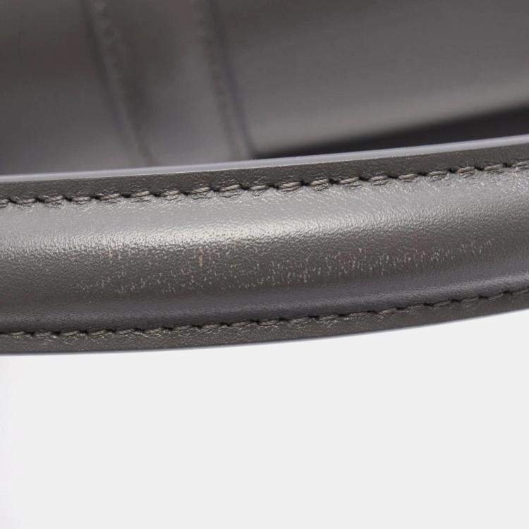 Pre Owned Celine 16 Seize Medium Handbag  Leather  Gray